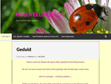 Tablet Screenshot of holofeeling.info